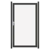 Einzeltor 'Ambiente' Universal DIN Klarglas/anthrazit 100 x 180 cm