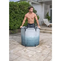 Eisbad 'Lay-Z-Spa Glacial Dip™' lichtgrau mit Eismuster Ø 90 x 80 cm