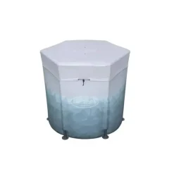 Eisbad 'Lay-Z-Spa Glacial Dip™' lichtgrau mit Eismuster Ø 90 x 80 cm