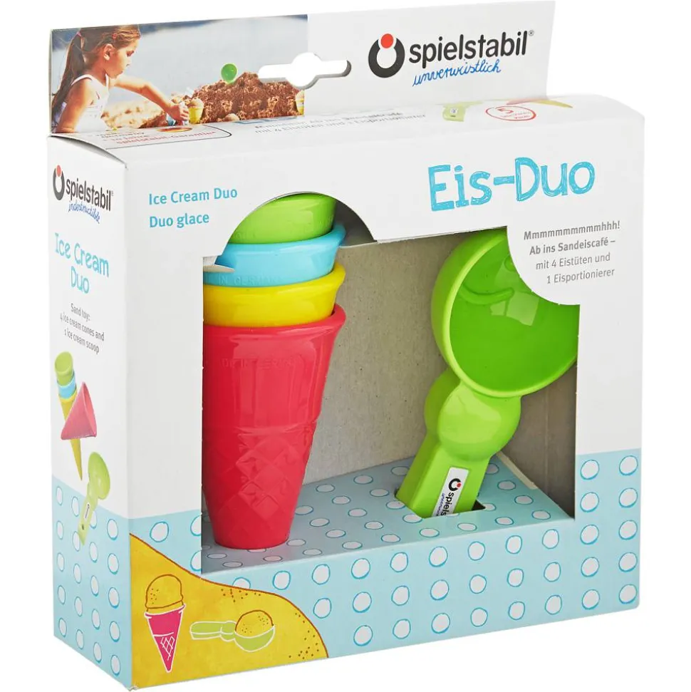 Eisförmchenset mehrfarbig 5-tlg.
