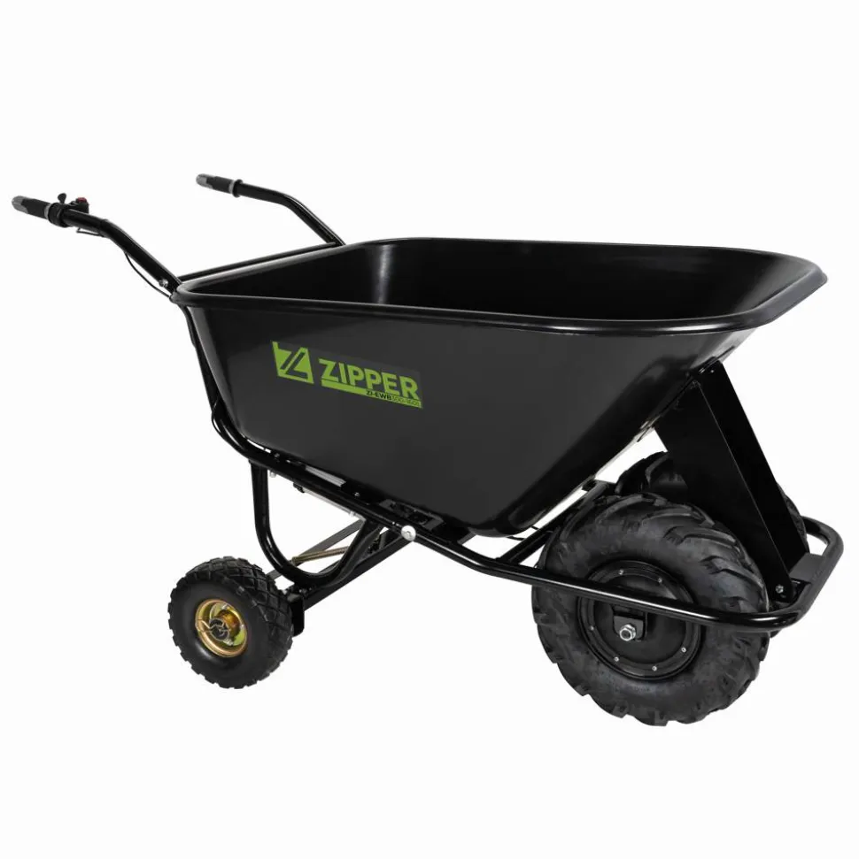 Elektrische Schubkarre 'ZI-EWB300-160l' 40 V / 6 Ah inklusive Akku und Ladegerät