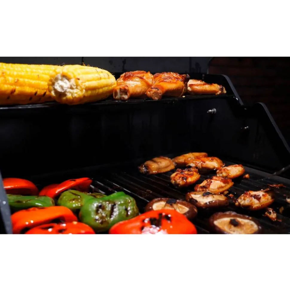 Elektrogrill 'Grenada' anthrazit 2400 W 122 x 112 x 58,5 cm