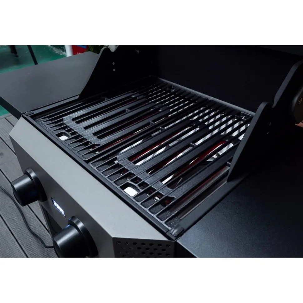 Elektrogrill 'Grenada' anthrazit 2400 W 122 x 112 x 58,5 cm