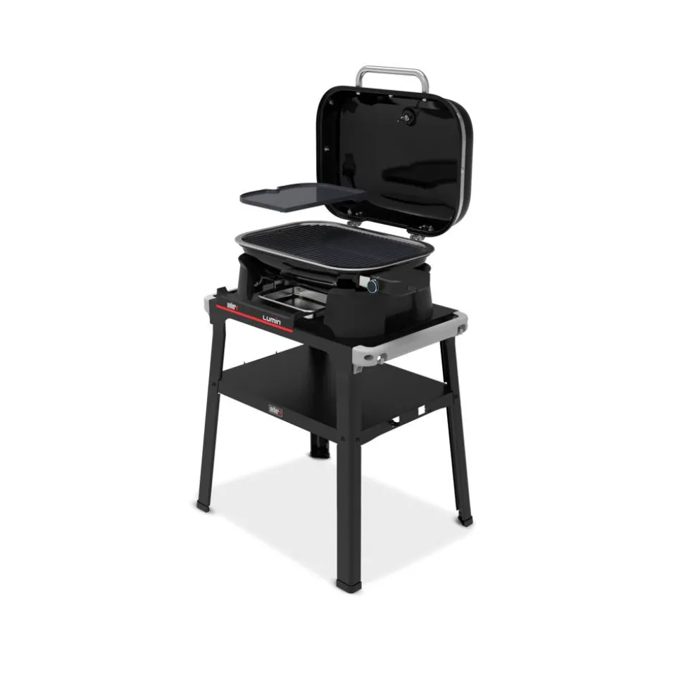 Elektrogrill 'Lumin Compact' schwarz mit Standgestell 71,5 x 54,5 x 99 cm