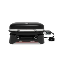 Elektrogrill 'Lumin' schwarz 66 x 48,5 x 30,5 cm