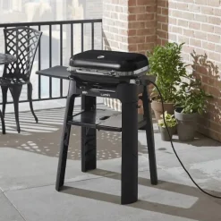 Elektrogrill 'Lumin' schwarz 2200 W 90 x 94 x 56 cm