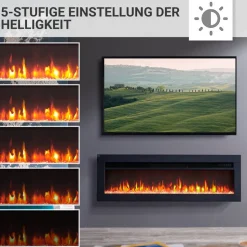 Elektrokamin 'Agnes 40' schwarz 1,8 kW