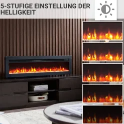 Elektrokamin 'Agnes 50' schwarz 1,8 kW