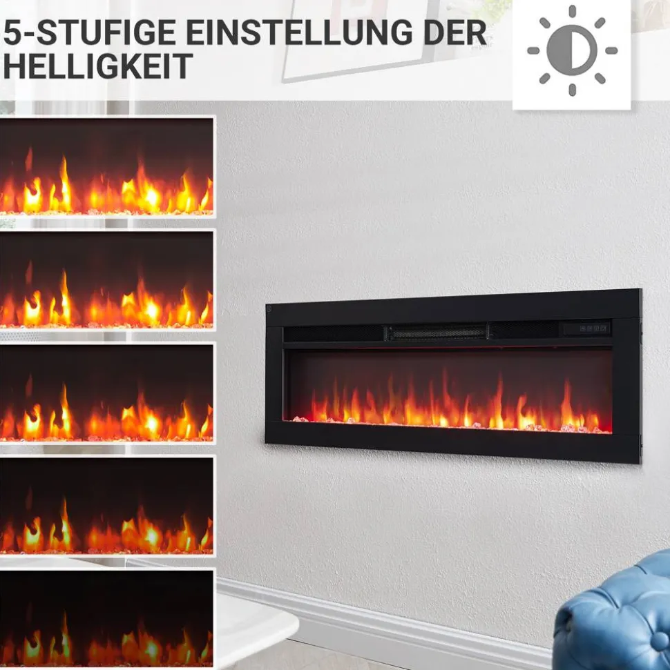 Elektrokamin 'Agnes 36' schwarz 1,8 kW