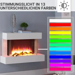 Elektrokamin 'Aidan' weiß 2 kW