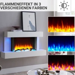 Elektrokamin 'Aieda' weiß 2 kW