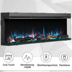 Elektrokamin 'Athena 60' schwarz 1,5 kW