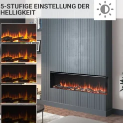 Elektrokamin 'Athena 60' schwarz 1,5 kW