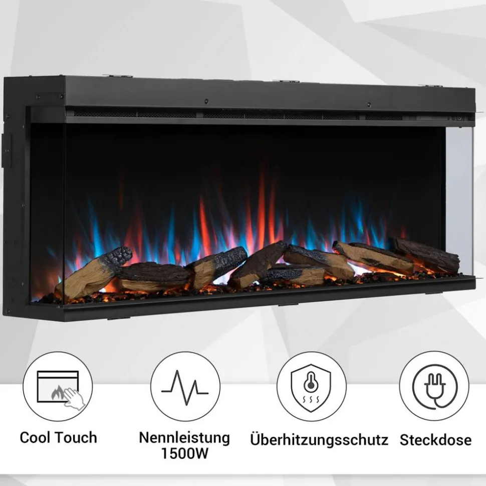 Elektrokamin 'Athena 52' schwarz 1,5 kW