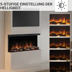 Elektrokamin 'Athena 36' schwarz 1,5 kW