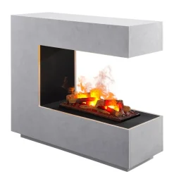 Elektrokamin 'Cassiopeia' betongrau 2 kW