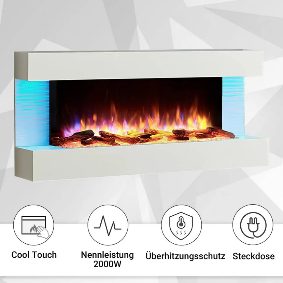 Elektrokamin 'Helia' weiß 2 kW
