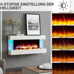 Elektrokamin 'Helia' weiß 2 kW