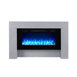 Elektrokamin 'Herkules' betongrau 2 kW