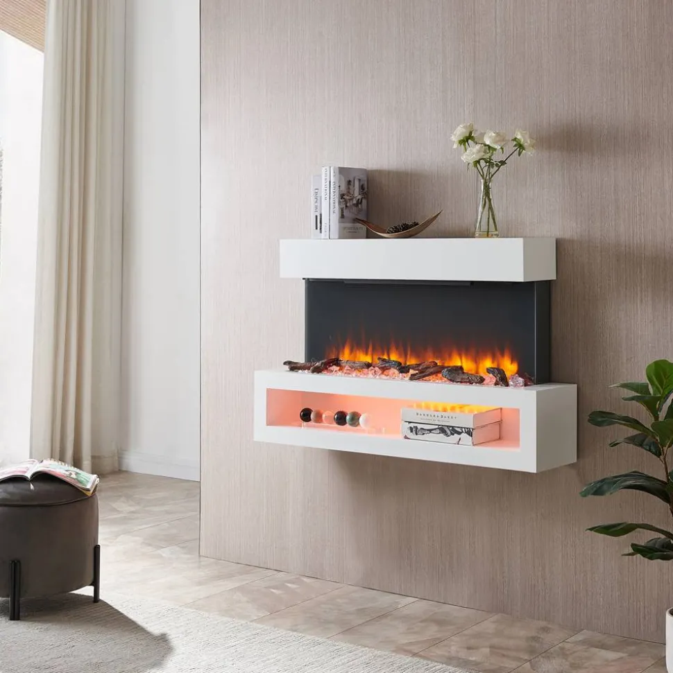 Elektrokamin 'Nikos' weiß 2 kW