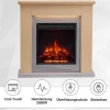 Elektrokamin 'Pandora' helle Eiche 2 kW