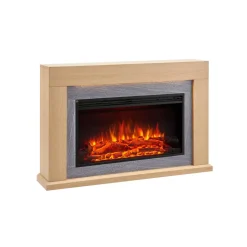 Elektrokamin 'Xerxes' hellbraun 2 kW