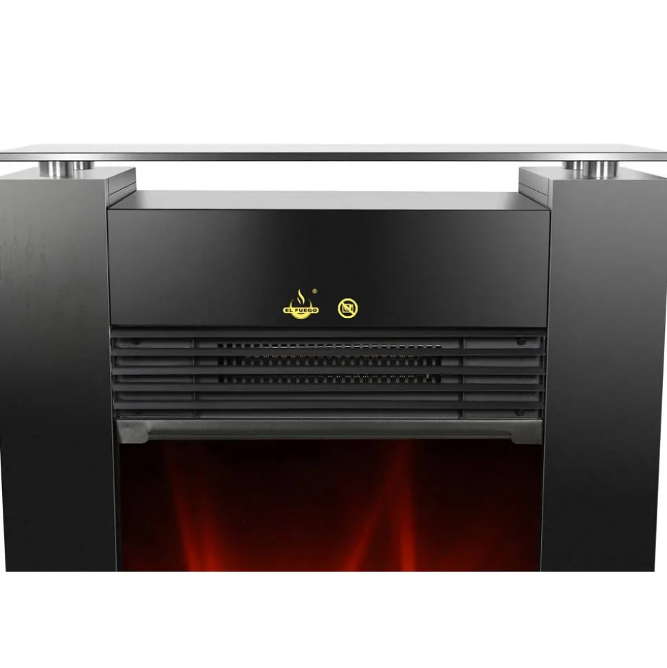 Elektrokamin 'Tessin' schwarz 2 kW