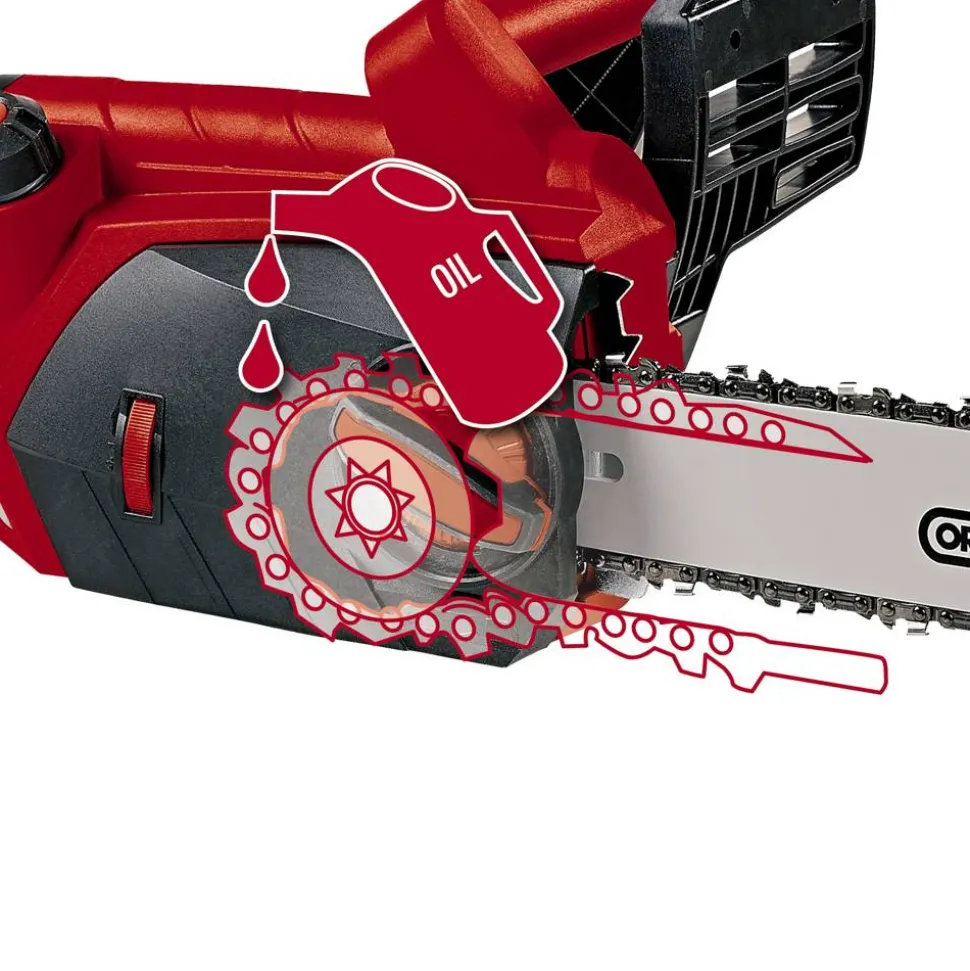 Elektro-Kettensäge 'GE-EC 2240' rot/schwarz 40,6 cm, 2200 W