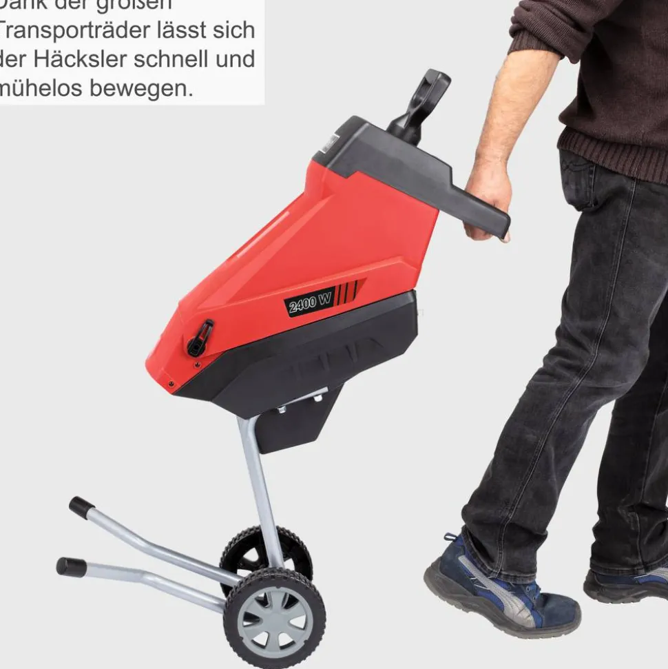 Elektro-Messerhäcksler 'GS55' 2400 W 35 x 91 x 51 cm