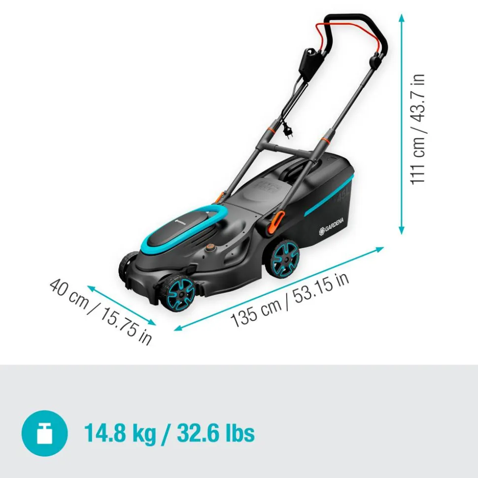 Elektro-Rasenmäher 'PowerMax 37/1800 G2' 1800 W
