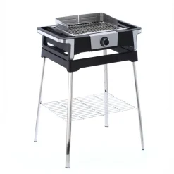 Elektro-Standgrill 'Senoa' schwarz 3000 W 41 x 91 x 62 cm