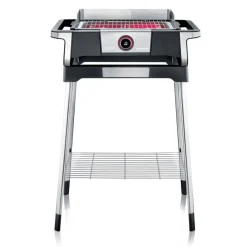 Elektro-Standgrill 'Senoa' schwarz 3000 W 41 x 91 x 62 cm