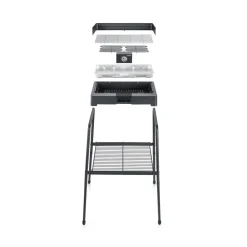 Elektro-Standgrill 'PG 8566' schwarz 2200 W 62 x 90 x 58,5 cm