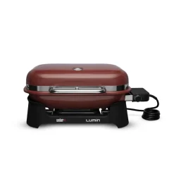 Elektro-Tischgrill 'Lumin' rot 2200 W