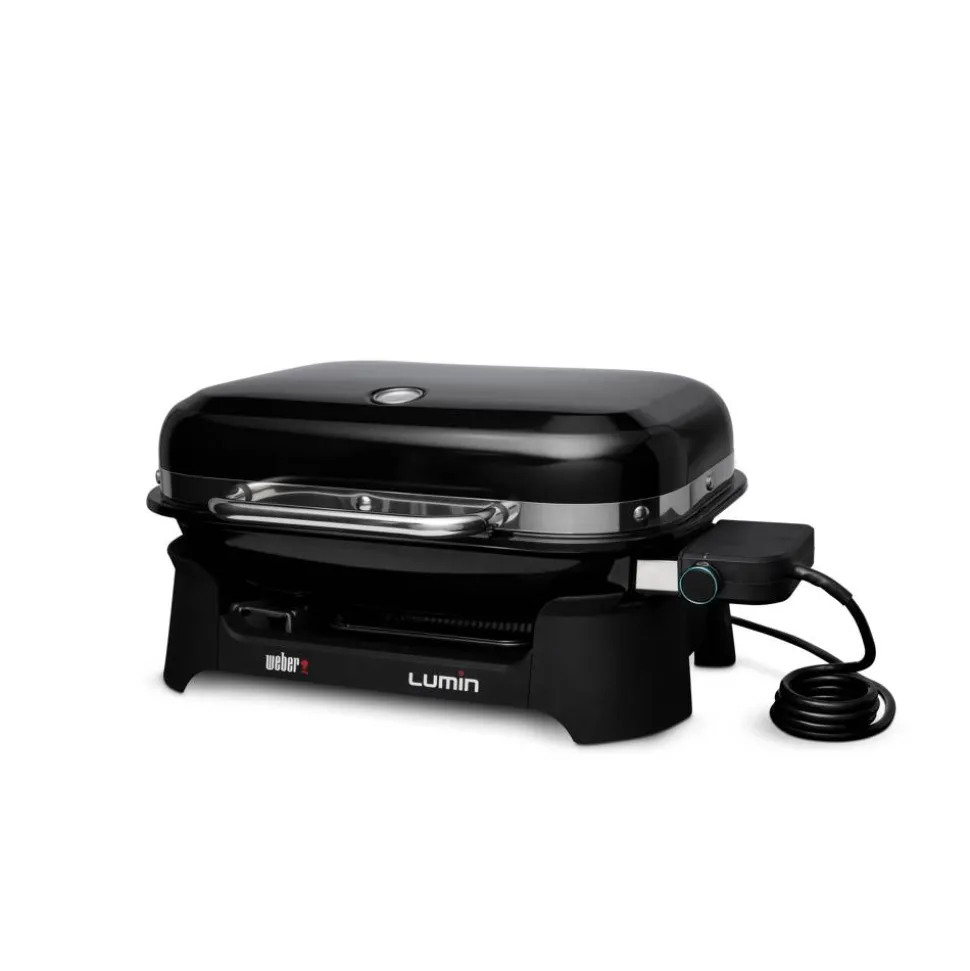 Elektro-Tischgrill 'Lumin' schwarz 2200 W