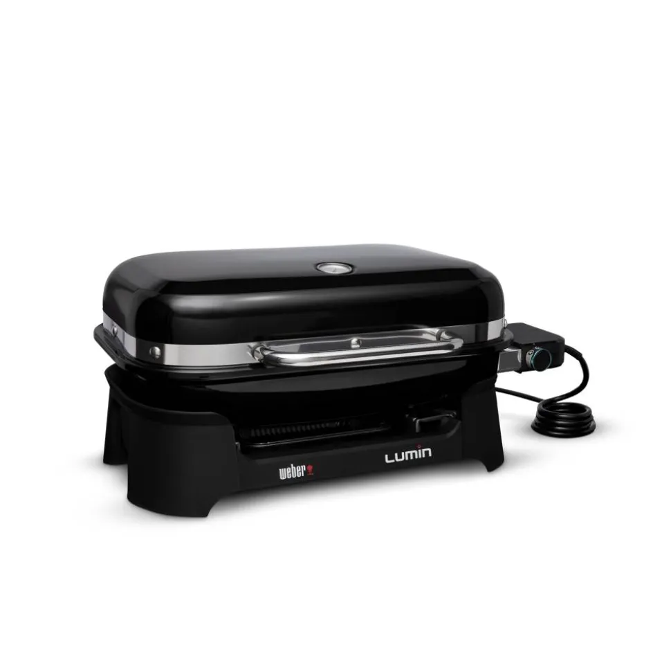 Elektro-Tischgrill 'Lumin' schwarz 2200 W