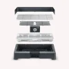 Elektro-Tischgrill 'PG 8565' schwarz 2200 W 52,2 x 15 x 39,3 cm