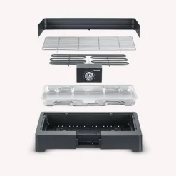 Elektro-Tischgrill 'PG 8565' schwarz 2200 W 52,2 x 15 x 39,3 cm