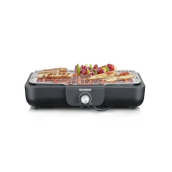 Elektro-Tischgrill 'PG 8554' schwarz 2300 W 35 x 10 x 43 cm