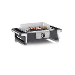 Elektro-Tischgrill 'Senoa' schwarz 3000 W 41 x 24 x 62 cm