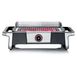 Elektro-Tischgrill 'Senoa' schwarz 3000 W 41 x 24 x 62 cm