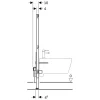 Element 'Duofix' für Bidet 112 cm universell