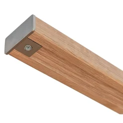 Endkappe 'B122' für Holz-Handlauf 50 x 25 mm Edelstahloptik
