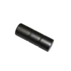 Endknopf für Gardinenstange 'Sol' zylinderförmig Ø 16 mm schwarz/nickel, 2er-Pack
