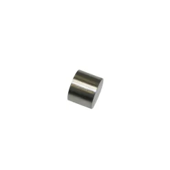 Endknopf für Gardinenstange 'Sol' Kappe Ø 16 mm Edelstahl-Optik, 2er-Pack