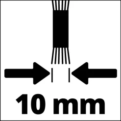 Ersatzbürste für Akku-Fugenreiniger Nylon Ø 10 cm