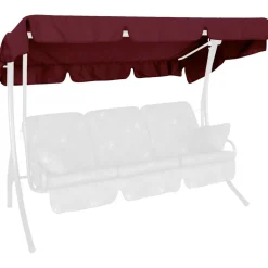 Ersatzdach für Hollywoodschaukel 'Swingtex' bordeaux 210 x 145 cm