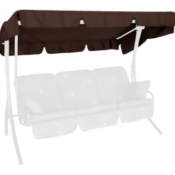 Ersatzdach für Hollywoodschaukel 'Swingtex' braun 210 x 145 cm