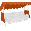 Ersatzdach für Hollywoodschaukel terrakotta 200 x 120 cm