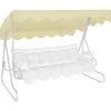 Ersatzdach für Hollywoodschaukel beige 210 x 145 cm
